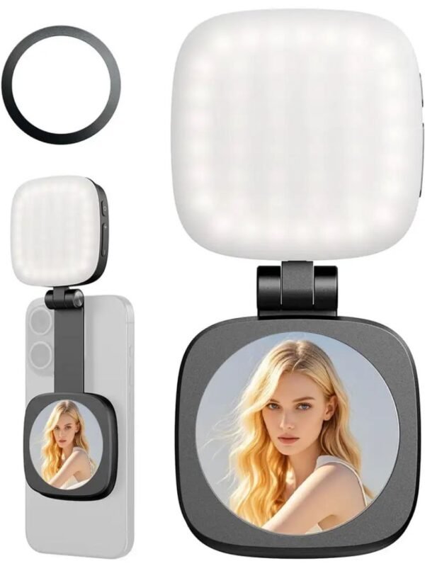 Magsafe Portable Selfie Makeup Mirror and Ring Light
