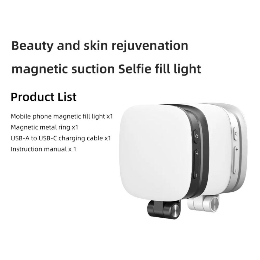 Magsafe Portable Selfie Makeup Mirror and Ring Light - Image 3