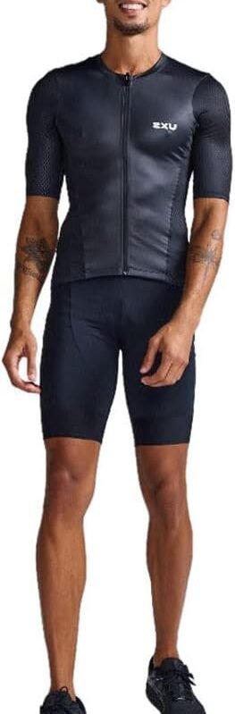 2XU Men's Aero Hex Sleeved Tri Top