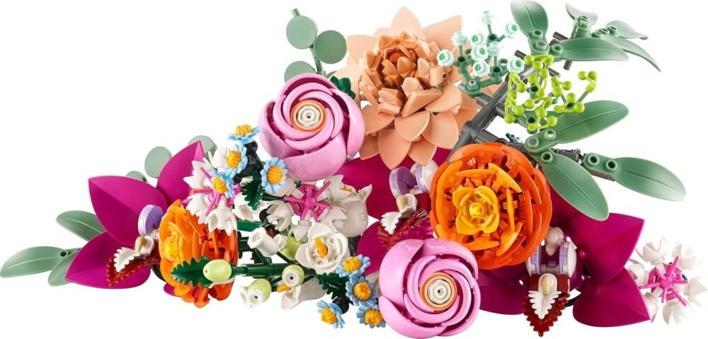 LEGO 10342 Botanicals Schöner Rosafarbener Blumenstrauß - Image 2