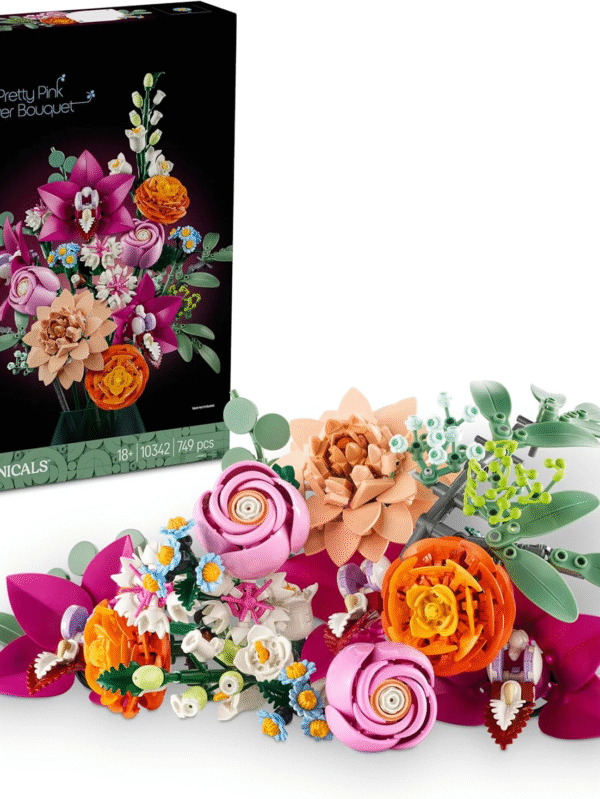 LEGO 10342 Botanicals Schöner Rosafarbener Blumenstrauß