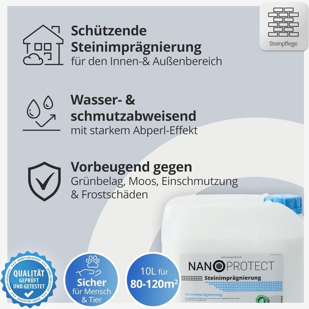 Nanoprotect Steinimprägnierung Steinversiegelung - Image 2