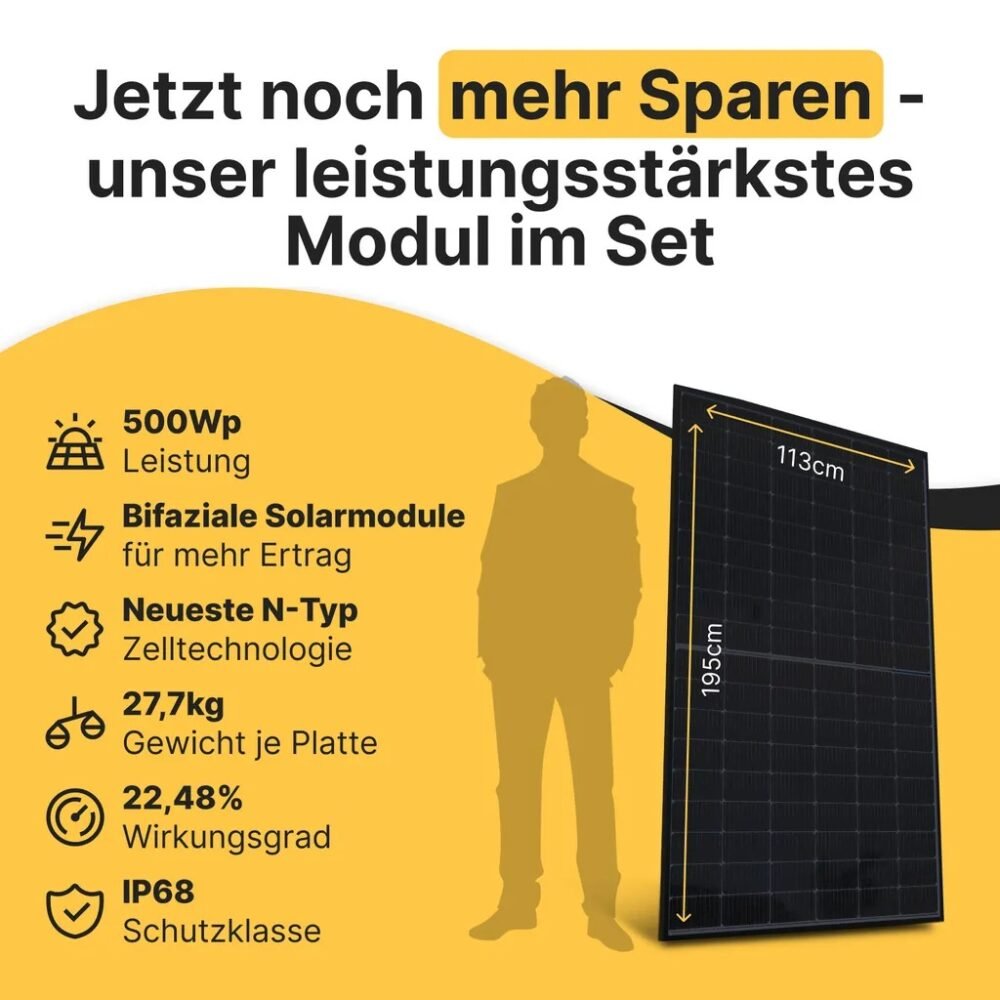 Balkonkraftwerk 2000W/800W Solaranlage Steckerfertig Komplettset Photovoltaik Anlage 800W - Image 8