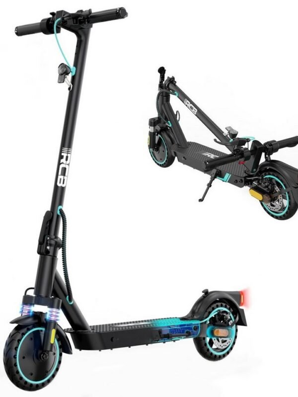 RCB TECH E-Scooter EV85F mit Straßenzulassung ABE, 8,5''Elektroroller, klappbar, stoßfest, 400,00 W, 20,00 km/h, (1 tlg., mit Schutzblechen), Reichweite 23-30 km, mit...