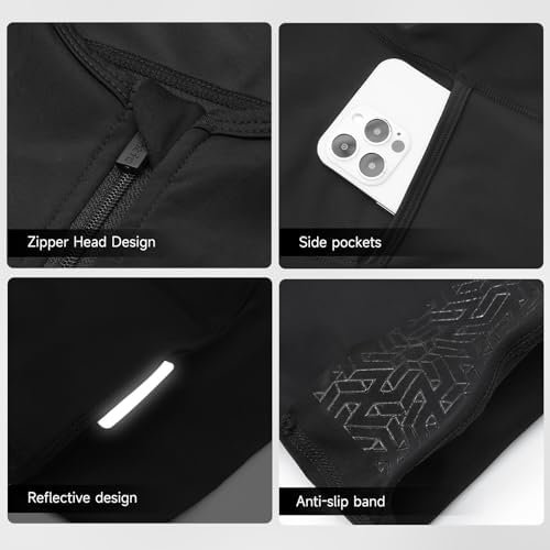 Santic Men's Triathlon Suit Sleeveless Skinsuit Padded Quick-Dry Swim Bike Run with Pockets