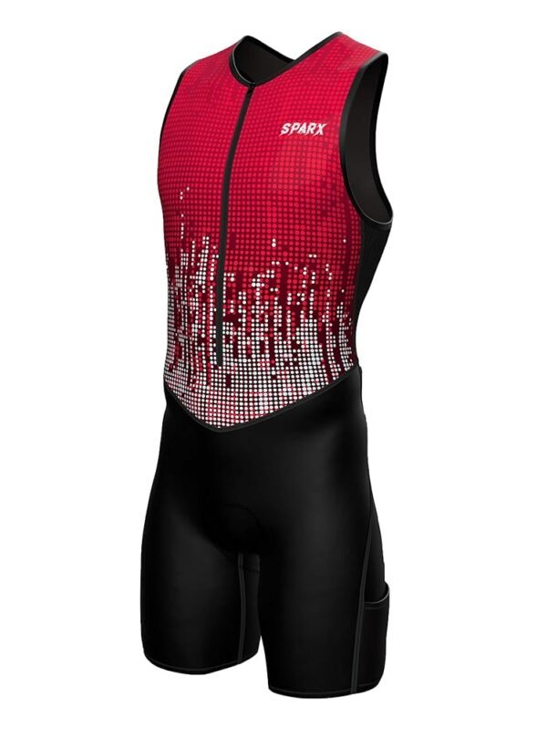 Sparx Men's Premium Triathlon Suit - Padded Tri Suit for Swim, Bike, Run