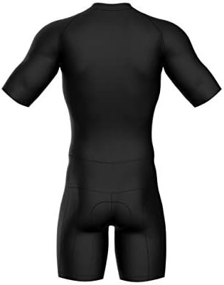 Sparx Short Sleeve Cycling Skinsuit Pro Team Bicycle Time Trial Suit Bike Racing Suit Cycle Kit 3D Pad