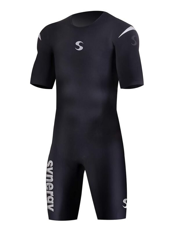 Triathlon Short Sleeve Swimskin - Men's Synergy SynSkin 3 Skinsuit Ironman USAT & FINA Approved