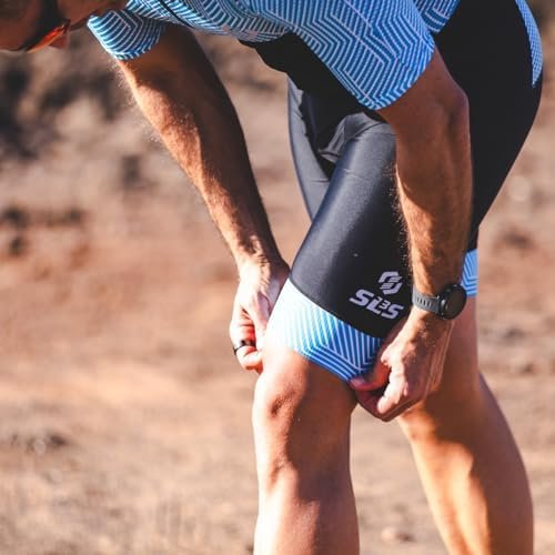 Triathlon Suits Mens - Aerodynamic Sleeved Tri Suit Men – Lightweight Trisuit with Premium FX Fabrics