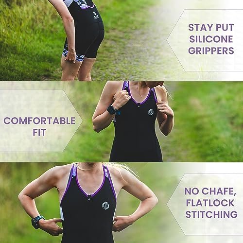 Triathlon Suits Women - One Piece Tri Suit Women - Quick Dry & Comfy Womens Triathlon Suit, No Shelf Bra